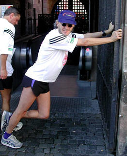 Erwin beim N�rnberger Stadtlauf am 03.10.2001