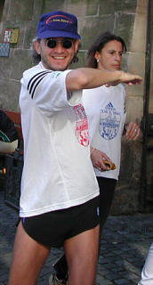 Erwin beim N�rnberger Stadtlauf am 03.10.2001